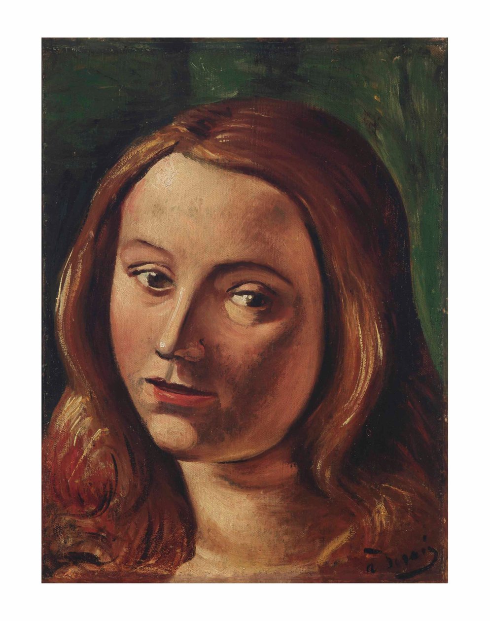 Fiatal nő feje alkotó: Andre Derain