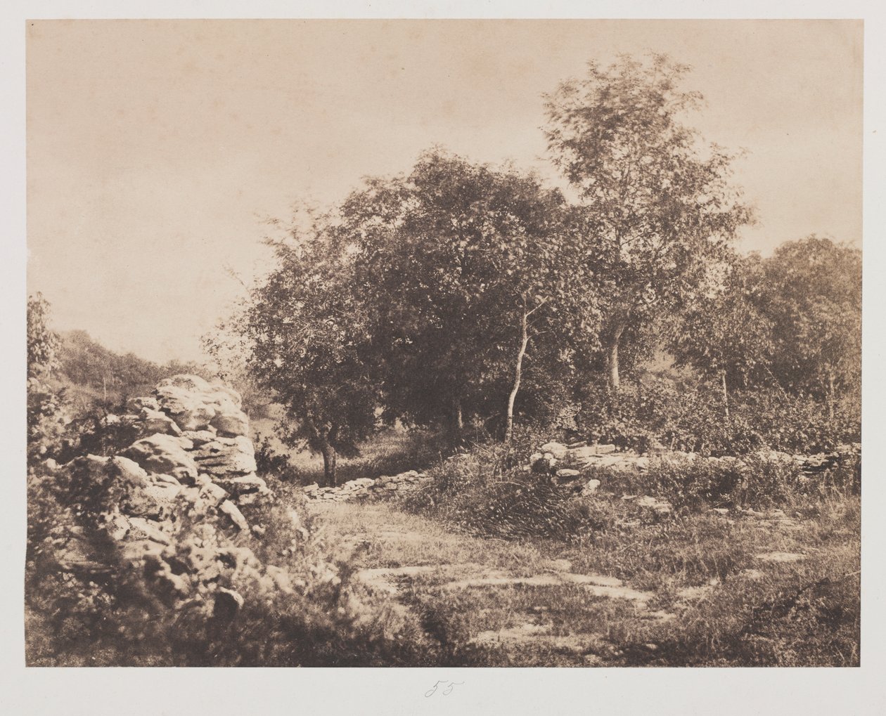 Cím nélkül (Fontainebleau jelenete) alkotó: André Giroux