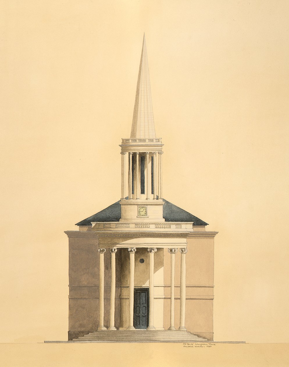 All Souls, Langham Place, London alkotó: Andras Kaldor