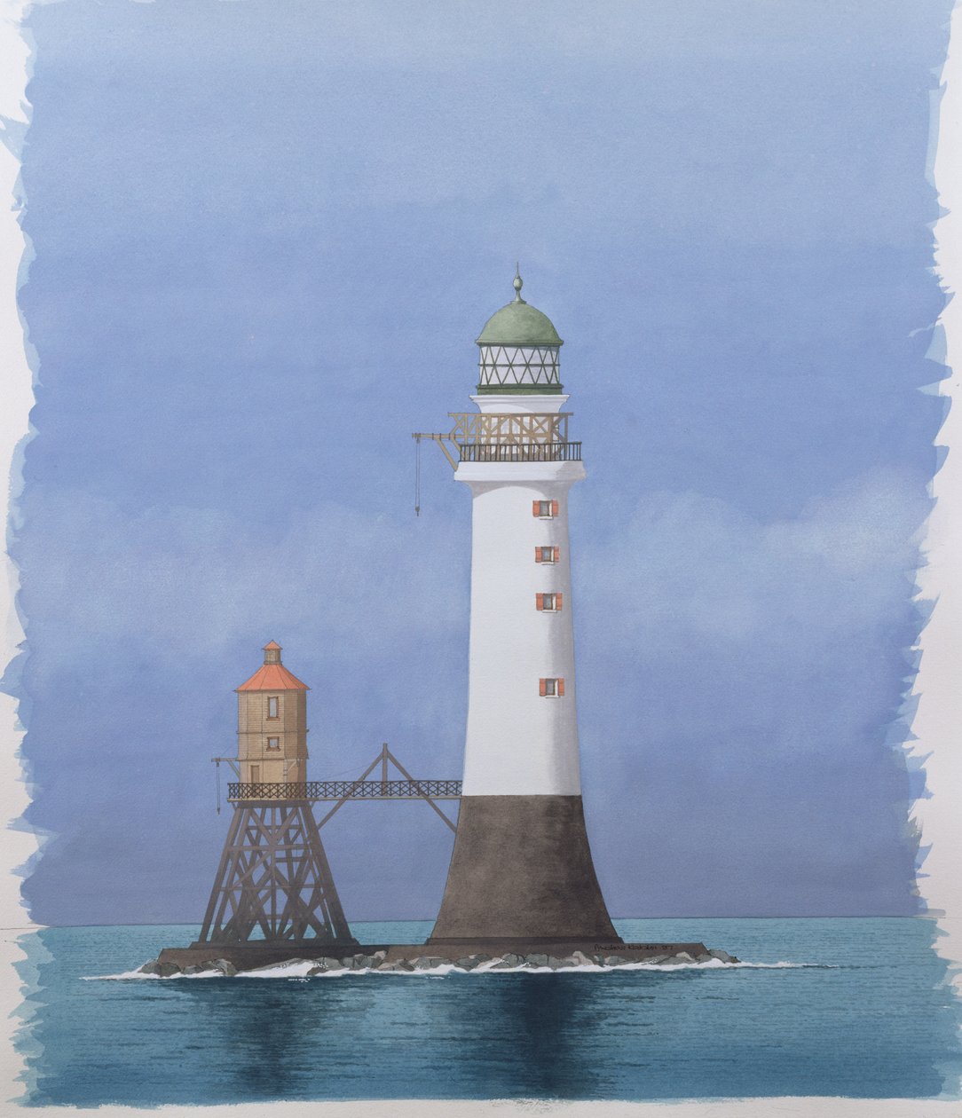 Bell Rock Light, Arbroath, Skócia alkotó: Andras Kaldor