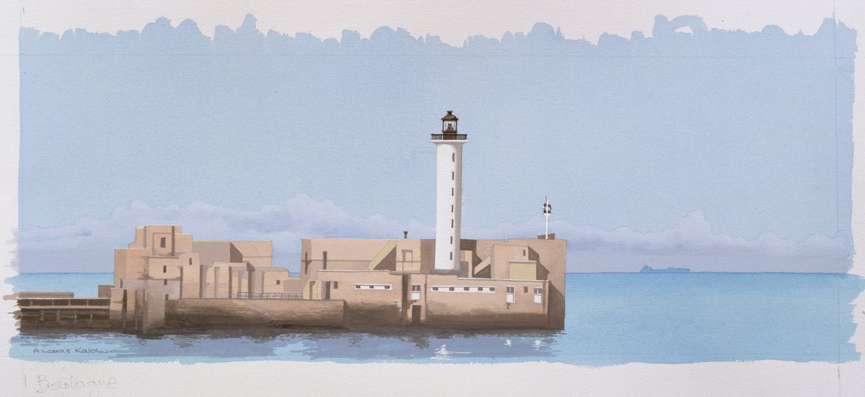Boulogne világítótorony, Pas de Calais, Franciaország alkotó: Andras Kaldor