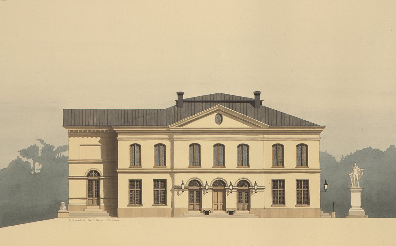 Udvari Színház, Drottningholm, Stockholm, Svédország alkotó: Andras Kaldor