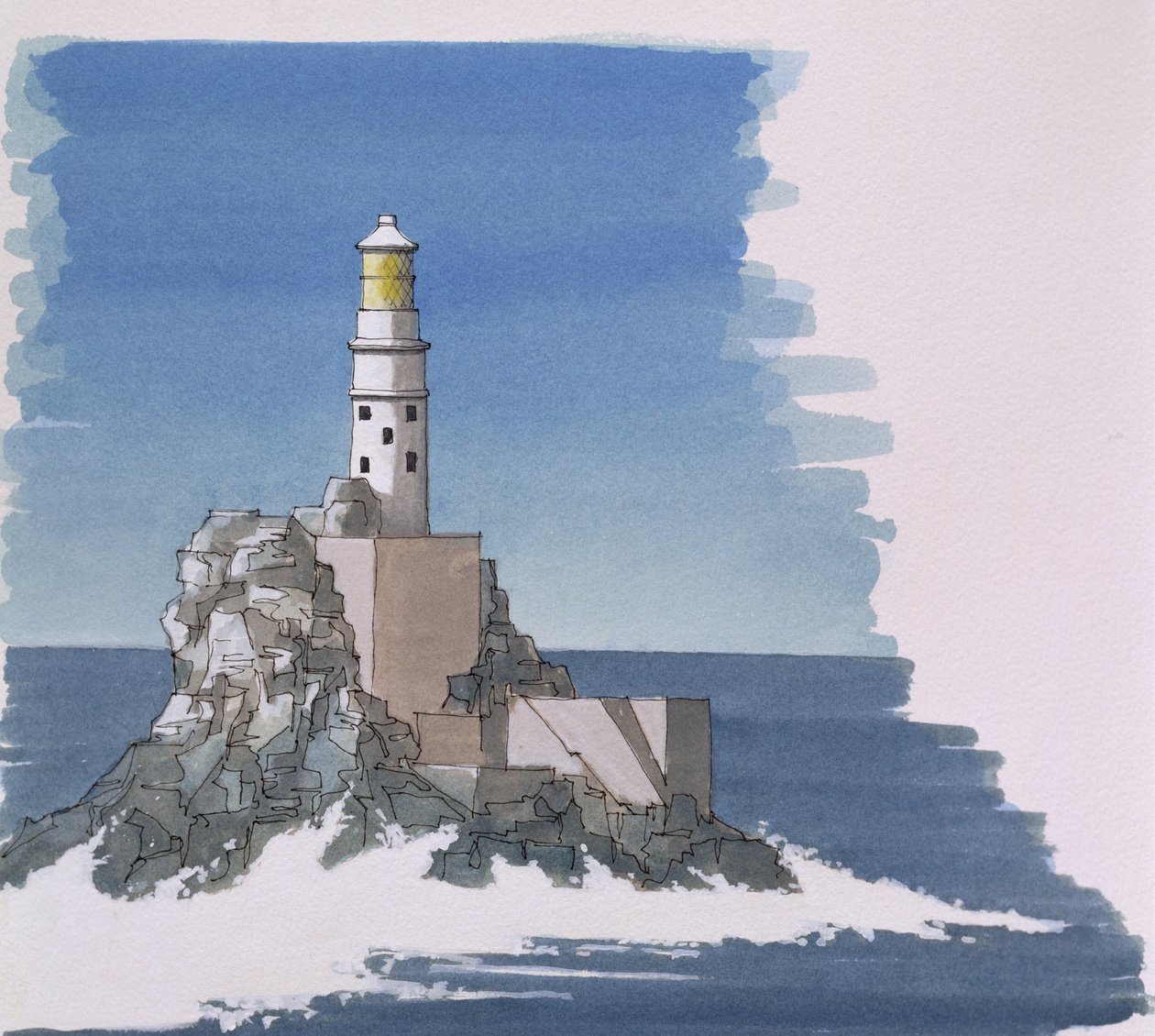 Fastnet Rock világítótorony, Írország alkotó: Andras Kaldor