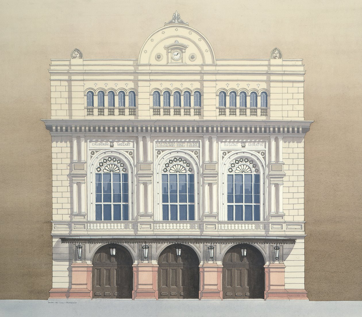 Gran Teatre del Liceu, Barcelona alkotó: Andras Kaldor