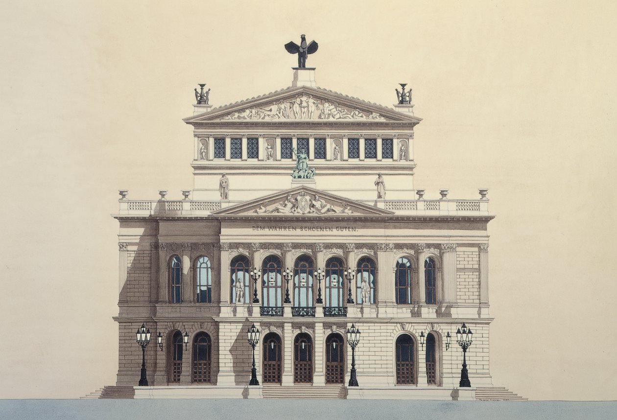 Operaház, Frankfurt, Németország alkotó: Andras Kaldor