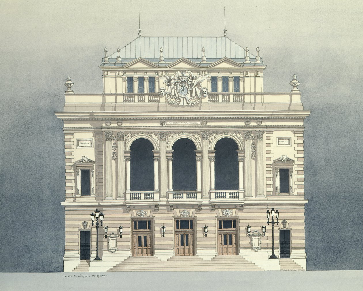 Opera Montpellier, Franciaország alkotó: Andras Kaldor