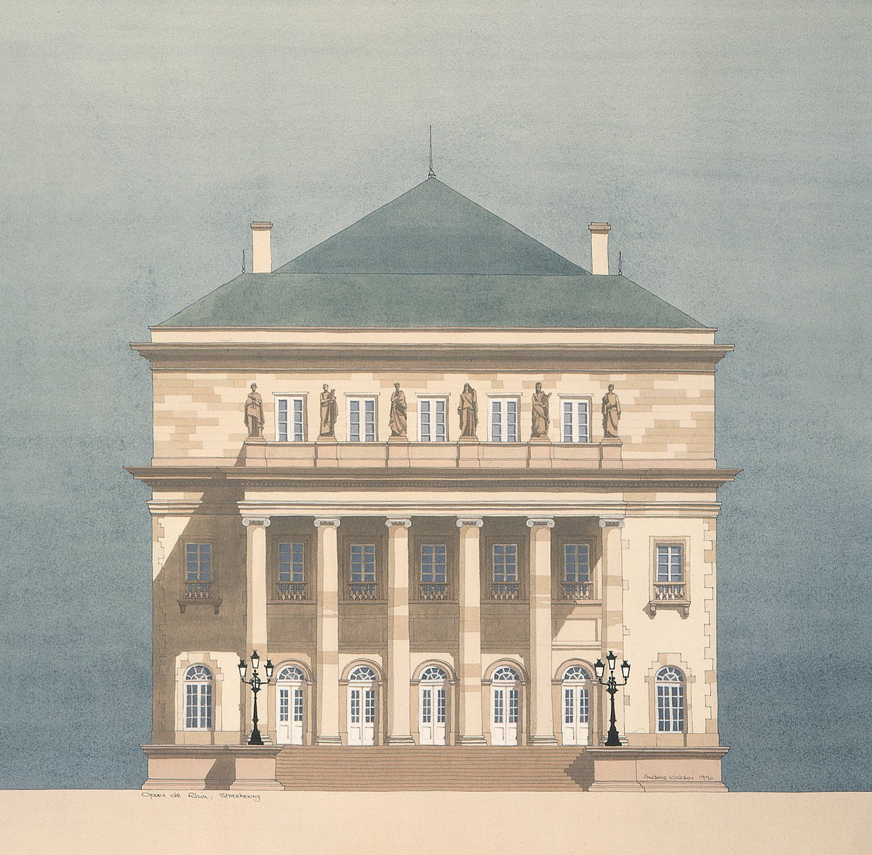 Opera du Rhin, Strasbourg, Franciaország alkotó: Andras Kaldor