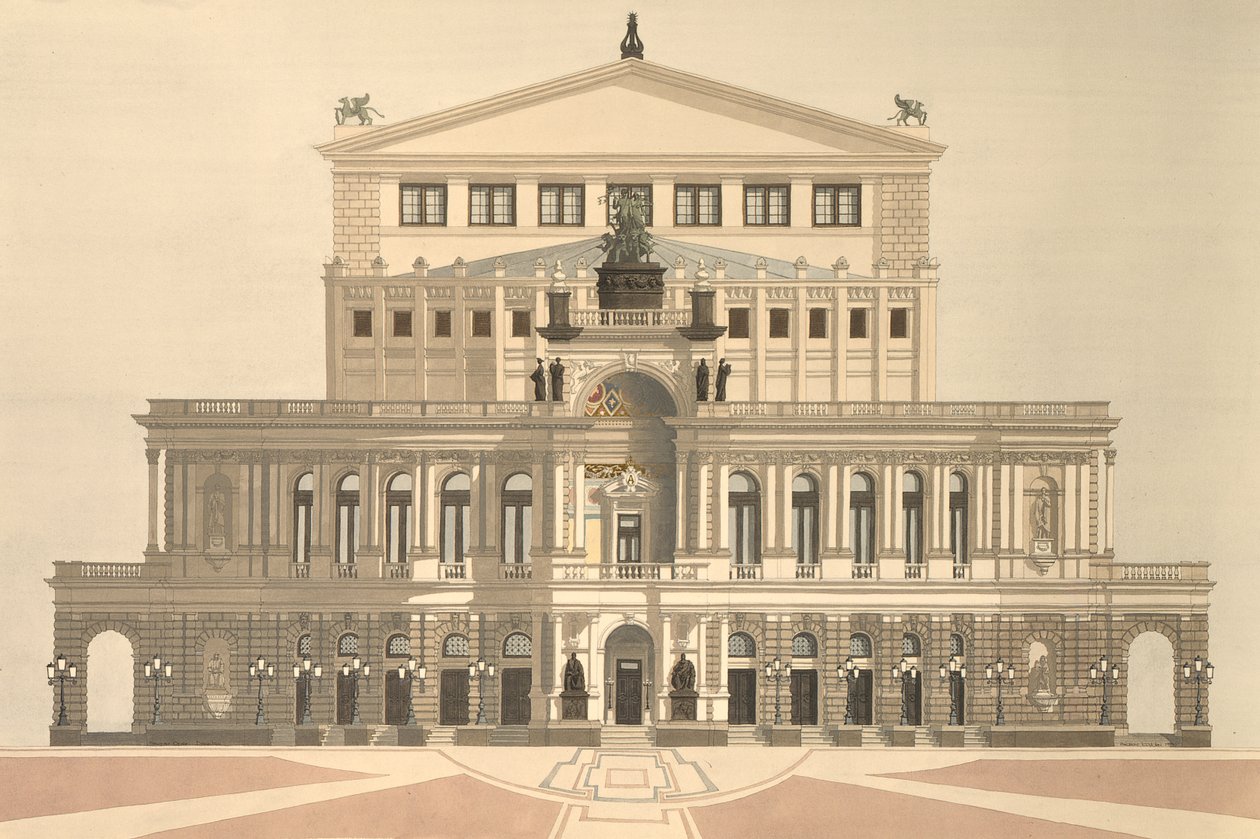 Állami Opera, Drezda, Németország alkotó: Andras Kaldor
