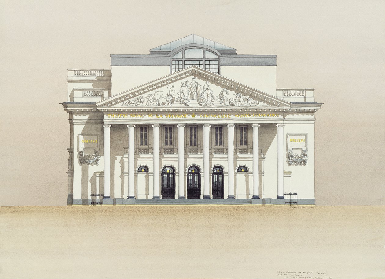 Teatre Royal de la Monnaie, Brüsszel, Belgium alkotó: Andras Kaldor