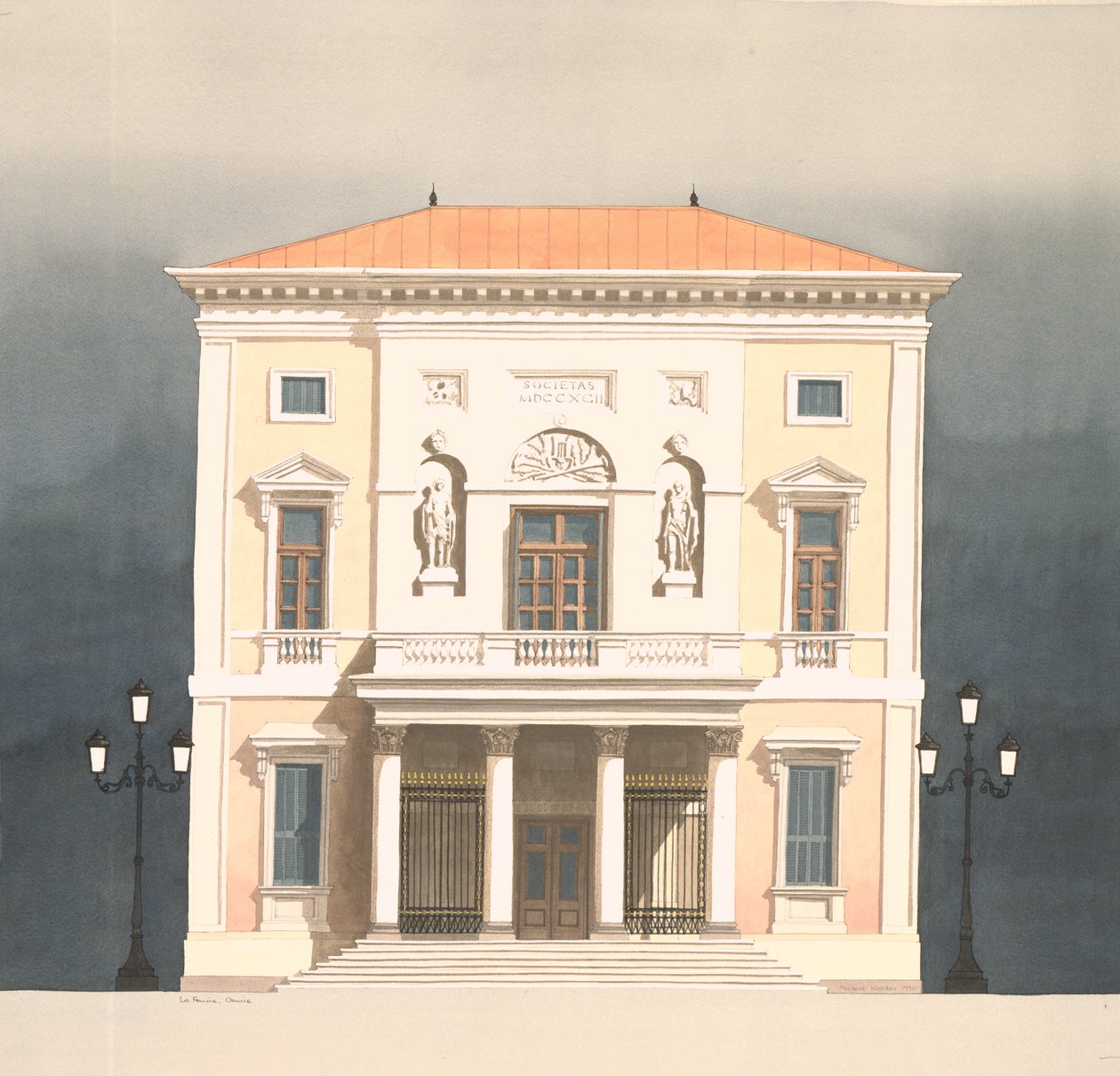 La Fenice Színház, Velence, Olaszország alkotó: Andras Kaldor