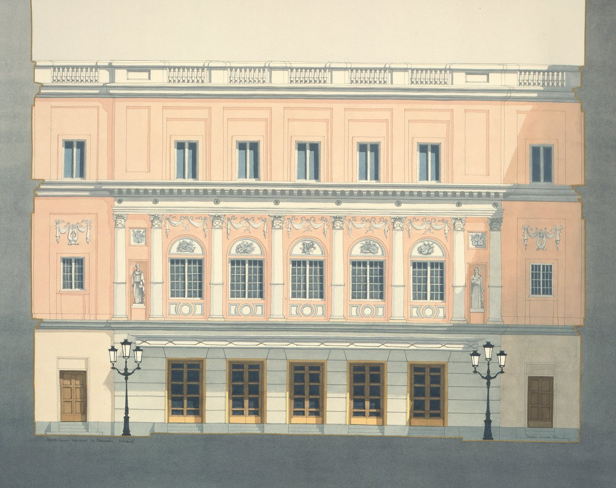 Teatro Lirico, National la Zarzuela, Madrid, Spanyolország alkotó: Andras Kaldor