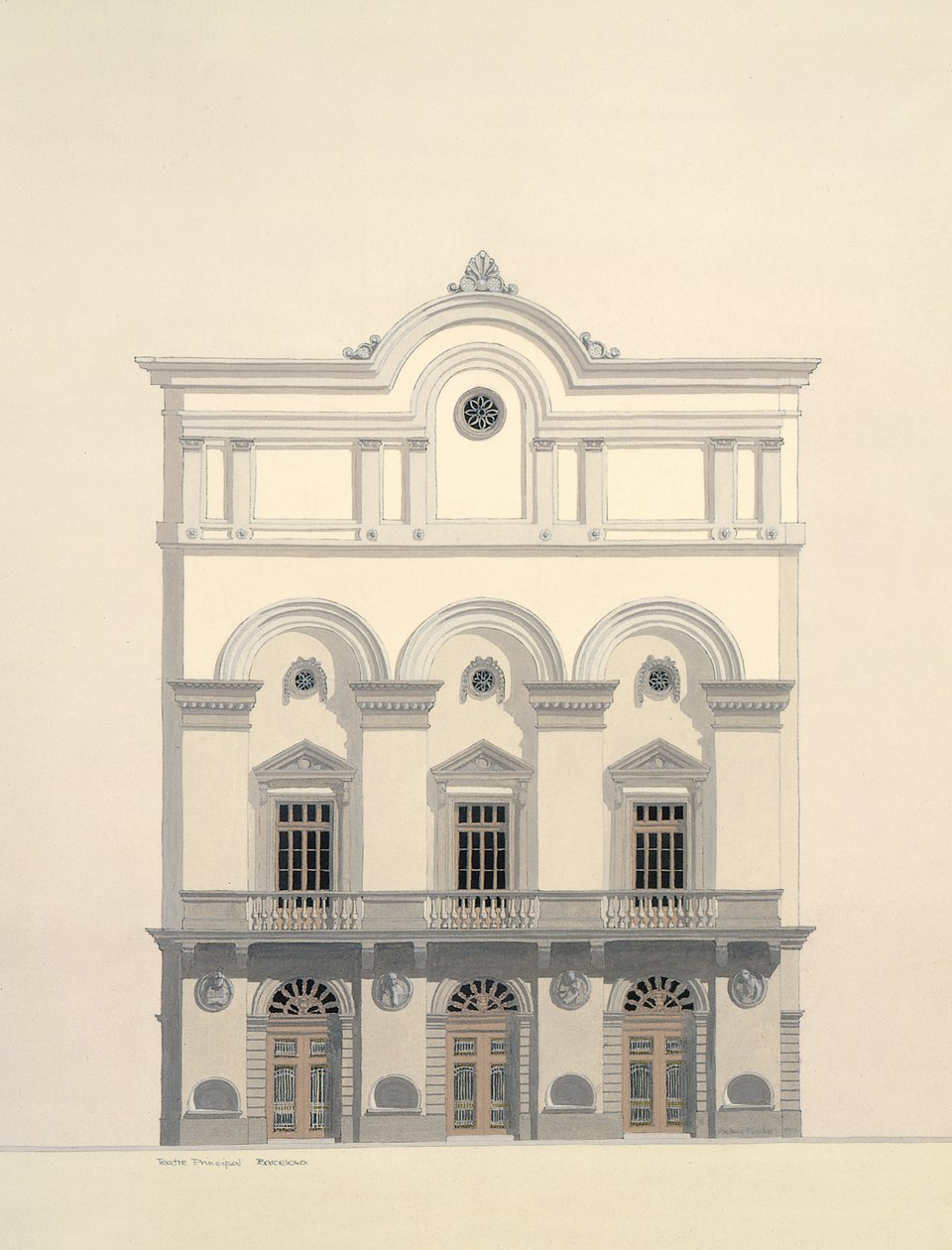 Nagyszínház, Barcelona, Spanyolország alkotó: Andras Kaldor