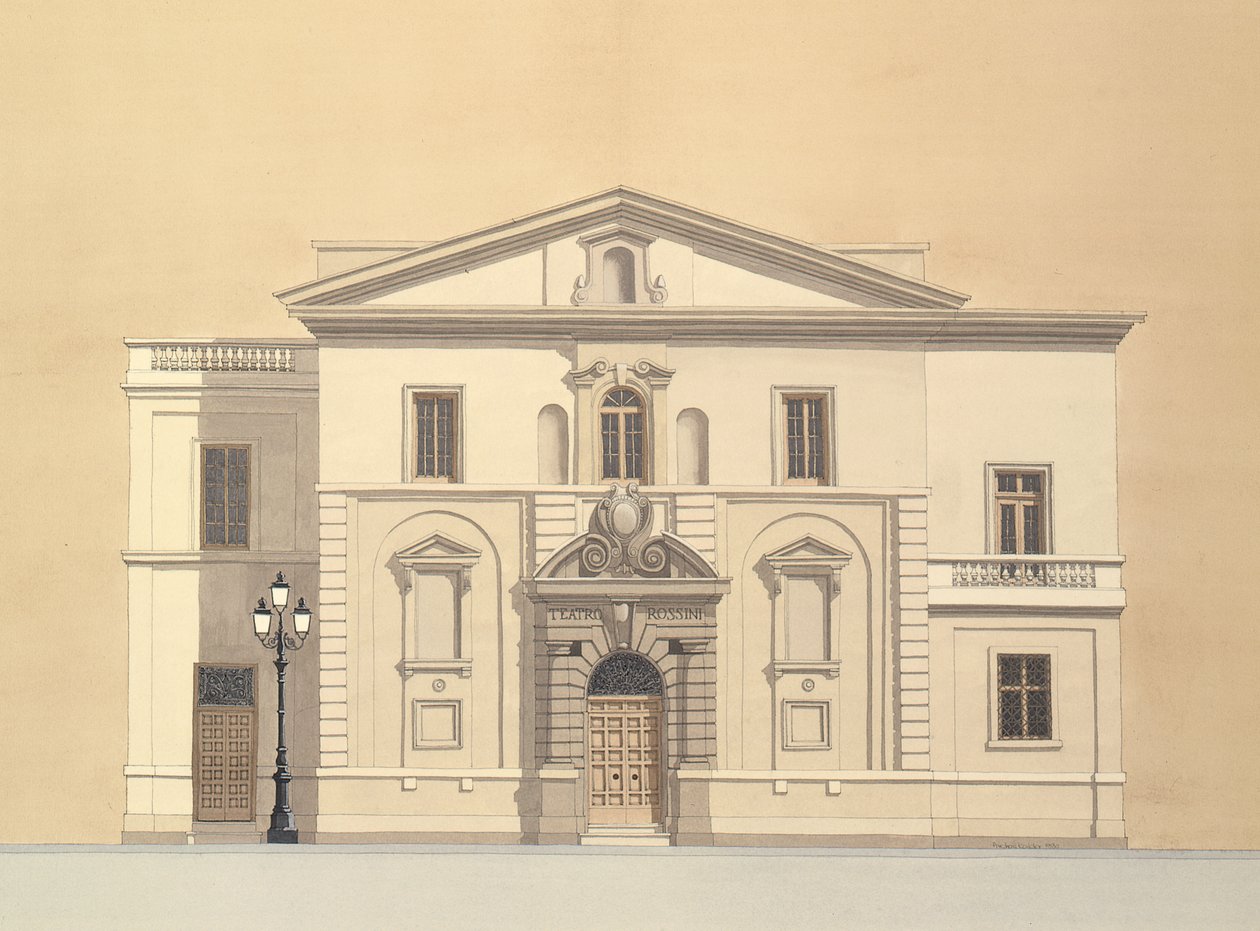 Rossini Színház, Pesaro , Olaszország alkotó: Andras Kaldor