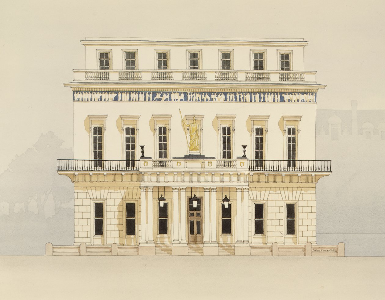 The Athenaeum, Waterlo Place alkotó: Andras Kaldor