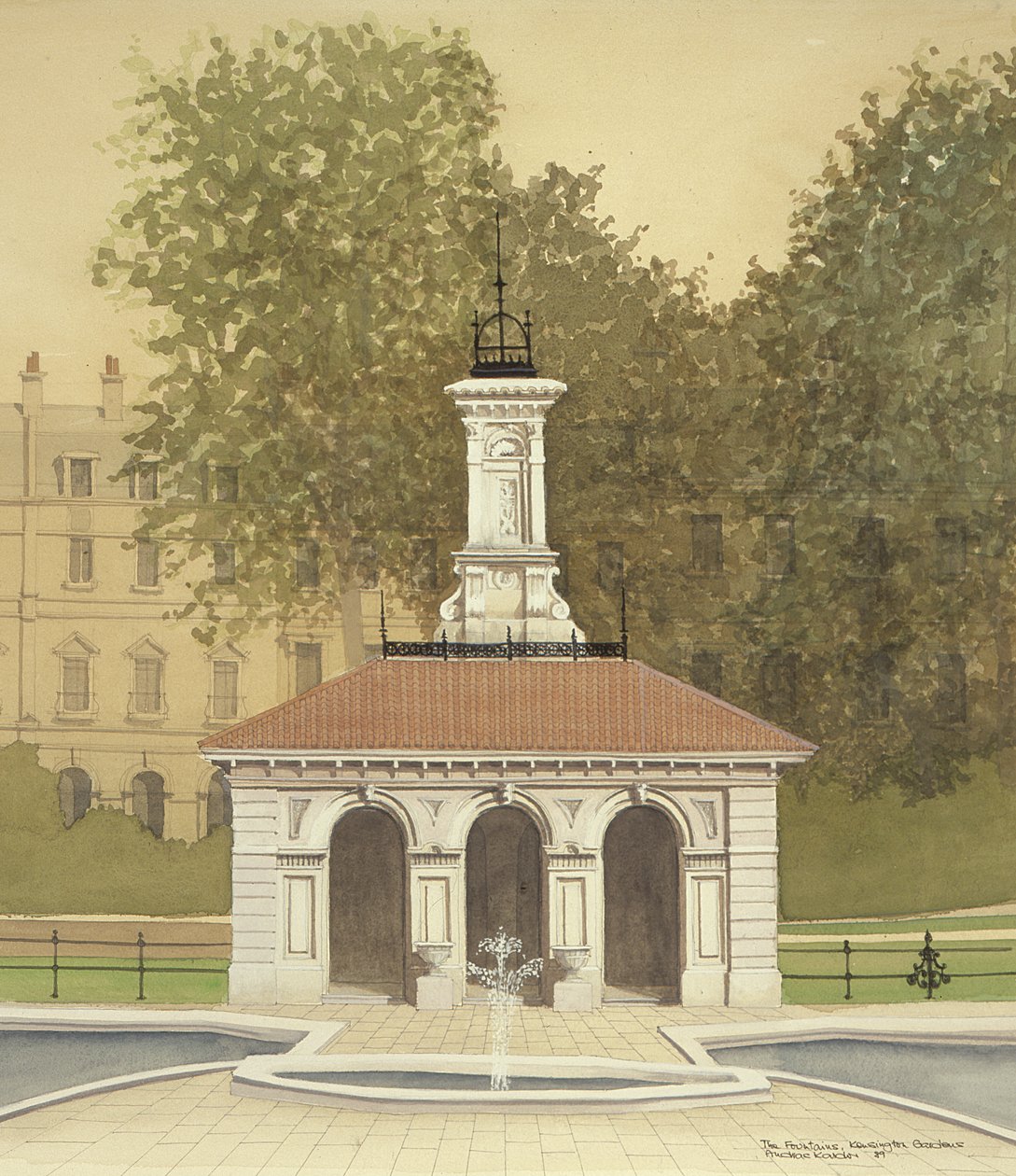 The Fountain, Kensington Gardens, London alkotó: Andras Kaldor