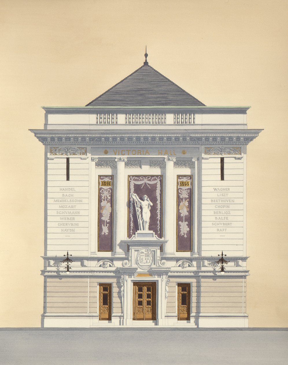 Victoria Hall alkotó: Andras Kaldor