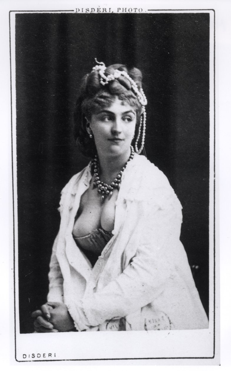 Mery Laurent (1849-1900) portréja 1888-1889 alkotó: Andre Adolphe Eugene Disderi