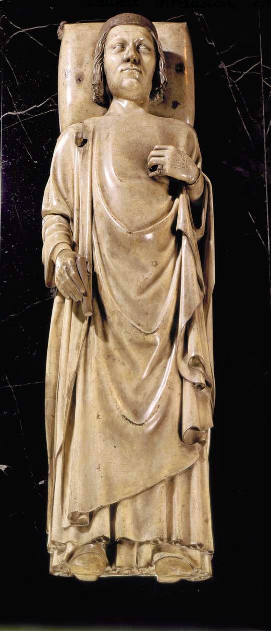 Bölcs V. Károly (1338-80) képmása, 1364 körül (márvány) alkotó: Andre Beauneveu