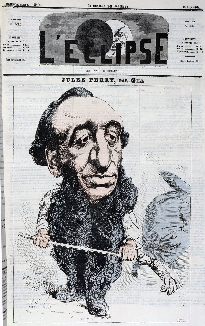Jules Ferry (1832-93), címlapillusztráció a "L