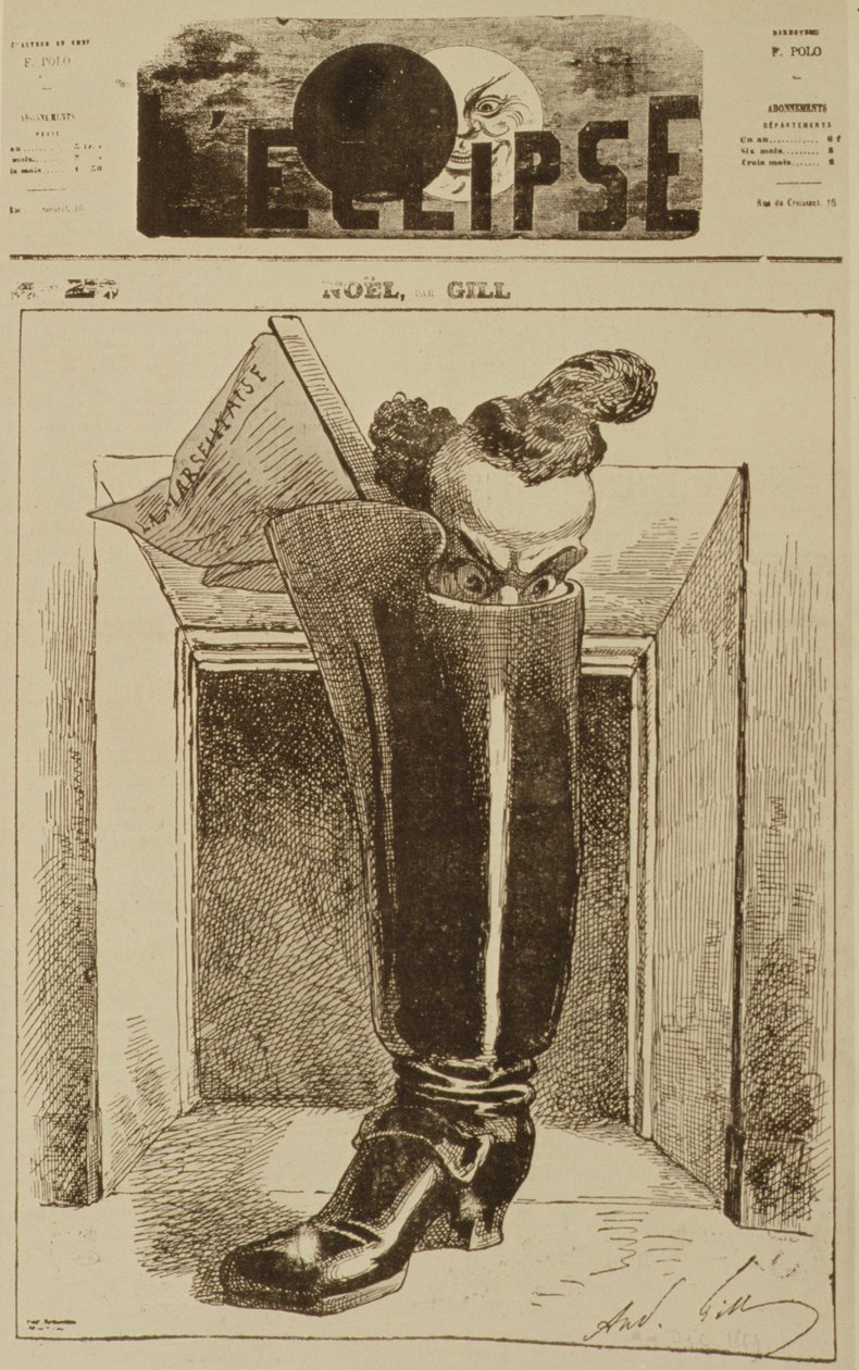Noël, The Marseillaise in a Boot, borítóillusztráció a 