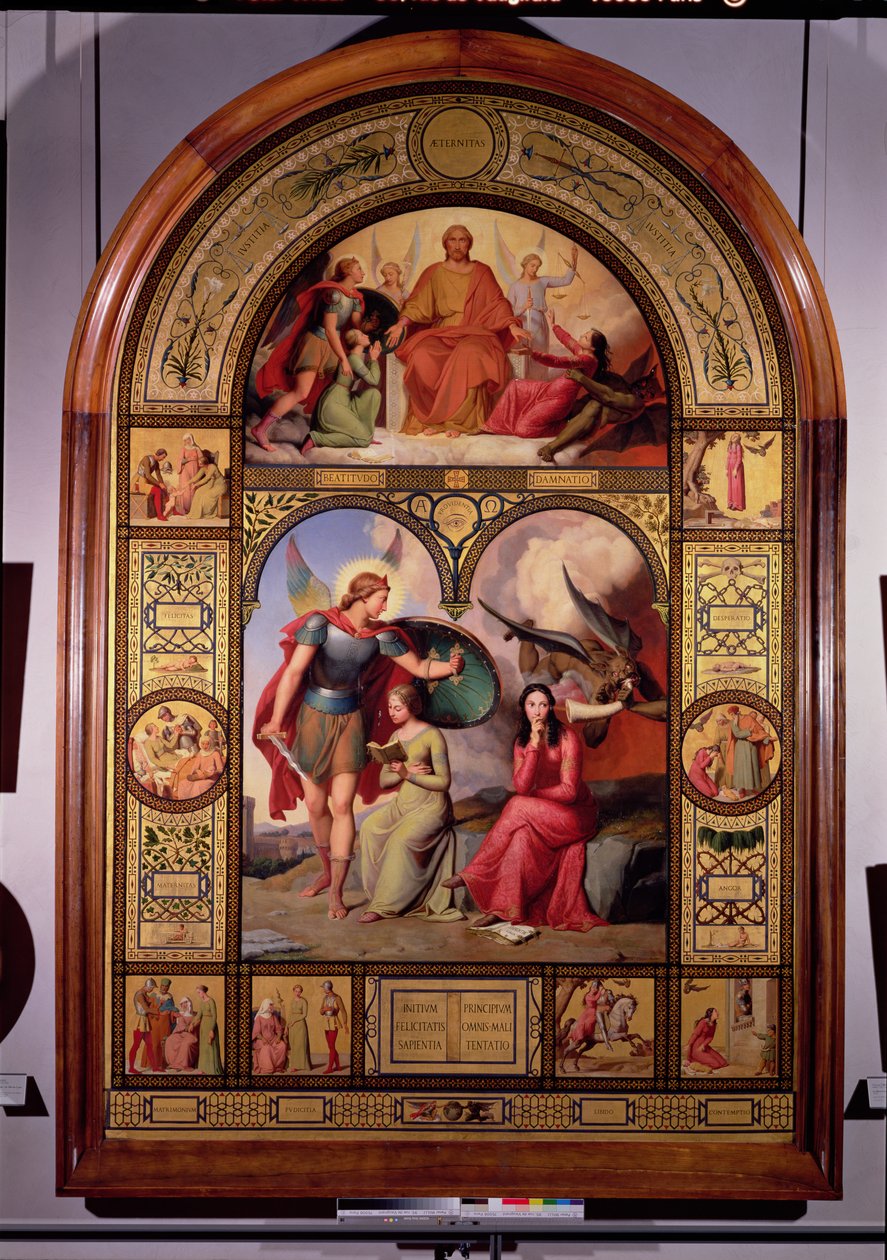 Jó és rossz, 1832 alkotó: Andre Jacques Victor Orsel
