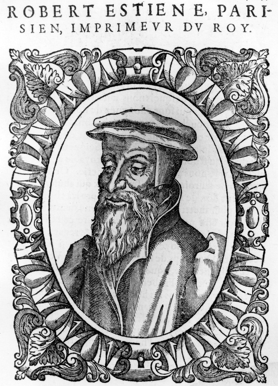 Robert Estienne portréja, alkotó: Andre Thevet