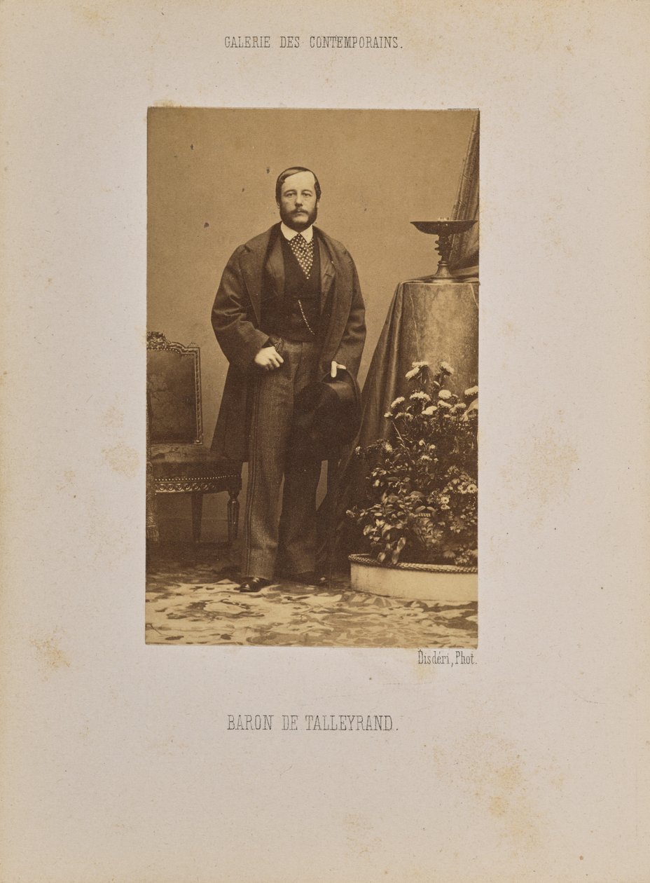 Baron de Talleyrand alkotó: Andre Adolphe Eugene Disderi