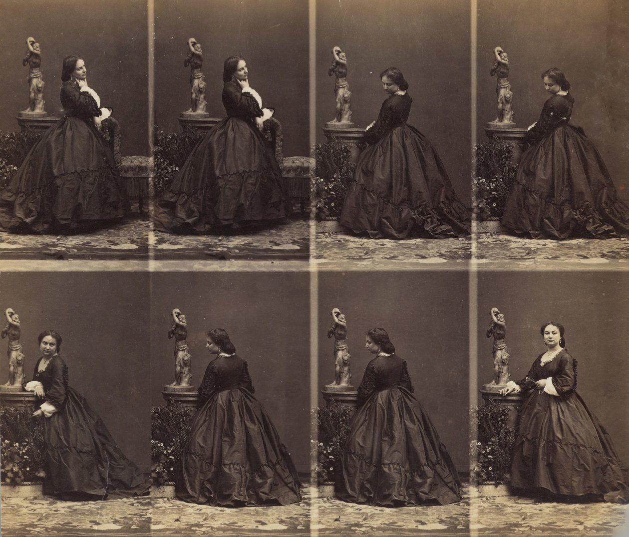 Berthe, 1862. január 22-1862. április. alkotó: Andre Adolphe Eugene Disderi