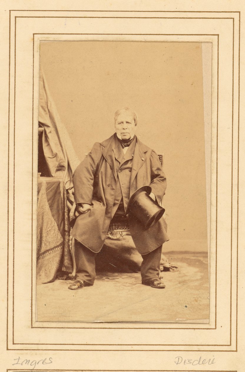 [Jean Auguste Dominique] Ingres (1780 - 1867) alkotó: Andre Adolphe Eugene Disderi