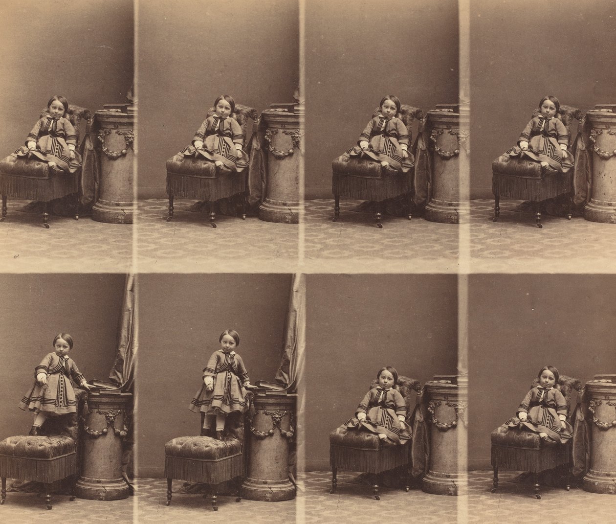 Mademoiselle Trachier, c. 1860. alkotó: Andre Adolphe Eugene Disderi