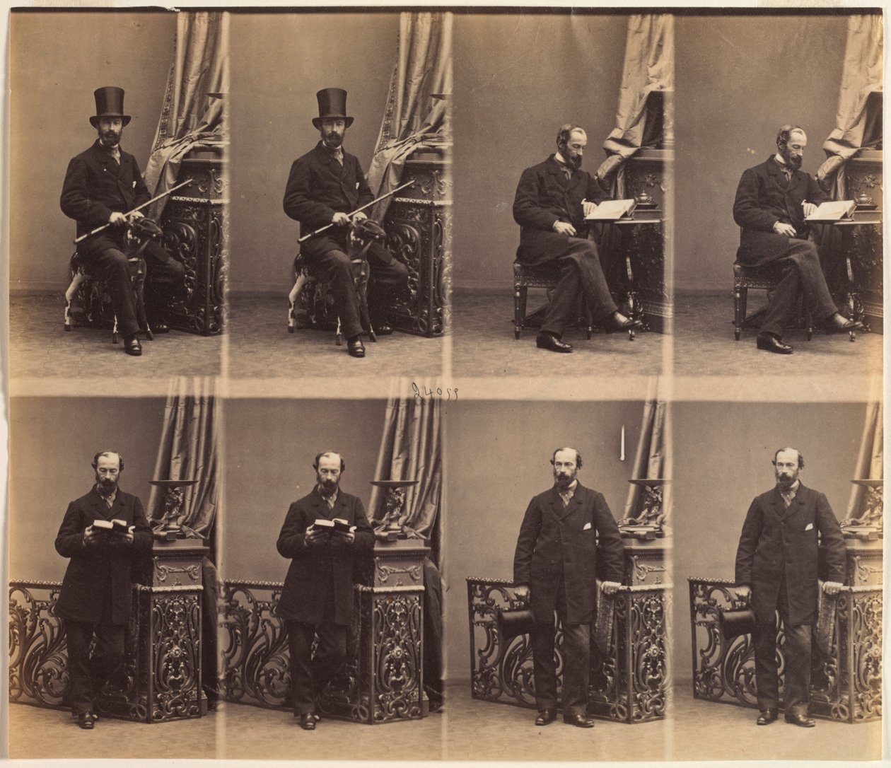 Monsieur Merlin alkotó: Andre Adolphe Eugene Disderi