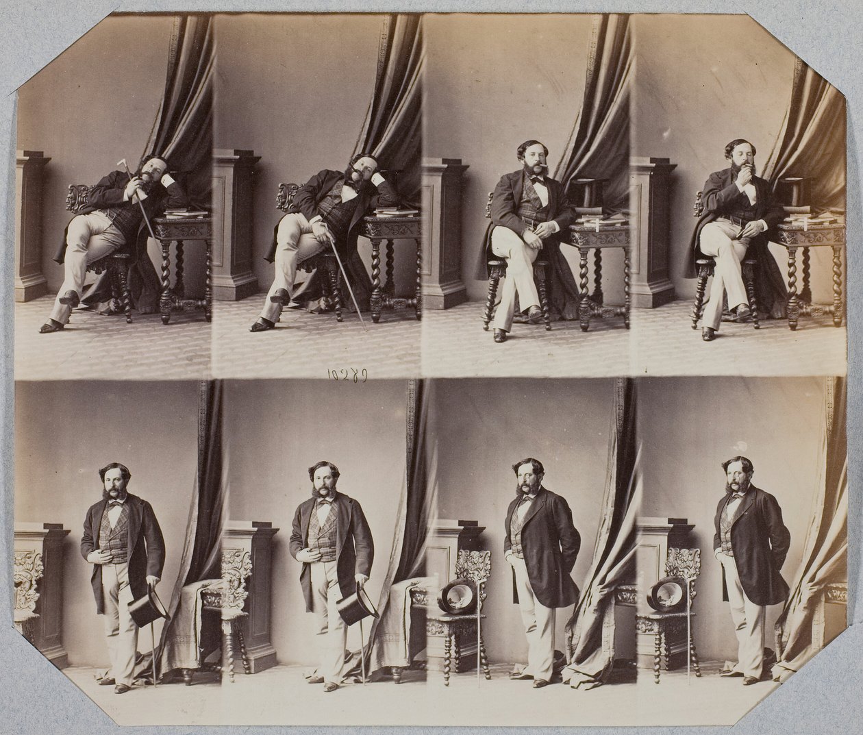 Napoleon Coste, 1859. alkotó: Andre Adolphe Eugene Disderi