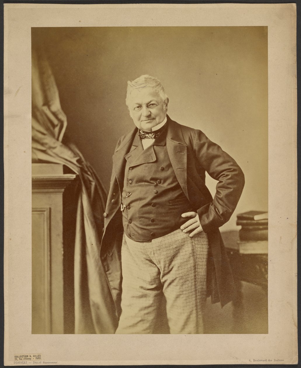 Adolphe Thiers portréja 1797-1877, kb. 1860. alkotó: Andre Adolphe Eugene Disderi