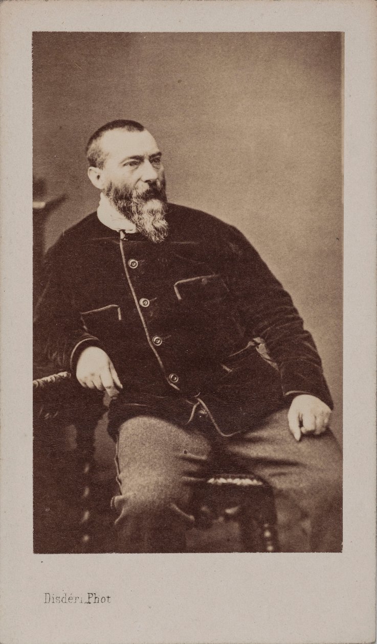 Alphonse Karr portréja 1808-1890. alkotó: Andre Adolphe Eugene Disderi