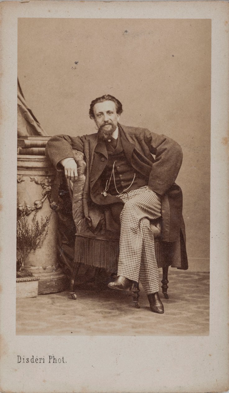 Arthur Kalkbrenner portréja 1828-1869, 1869. alkotó: Andre Adolphe Eugene Disderi