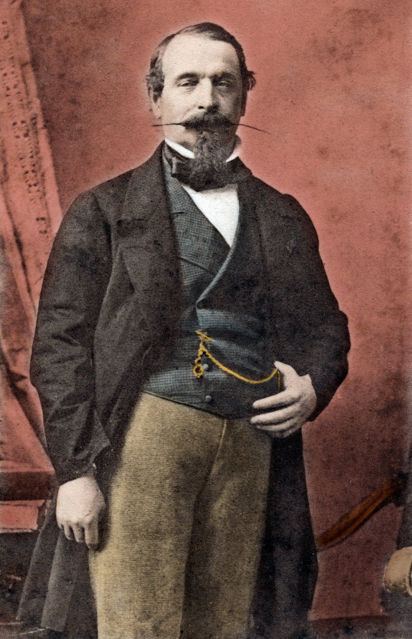 III. Napóleon portréja (Louis-Napoleon Bonaparte alkotó: Andre Adolphe Eugene Disderi