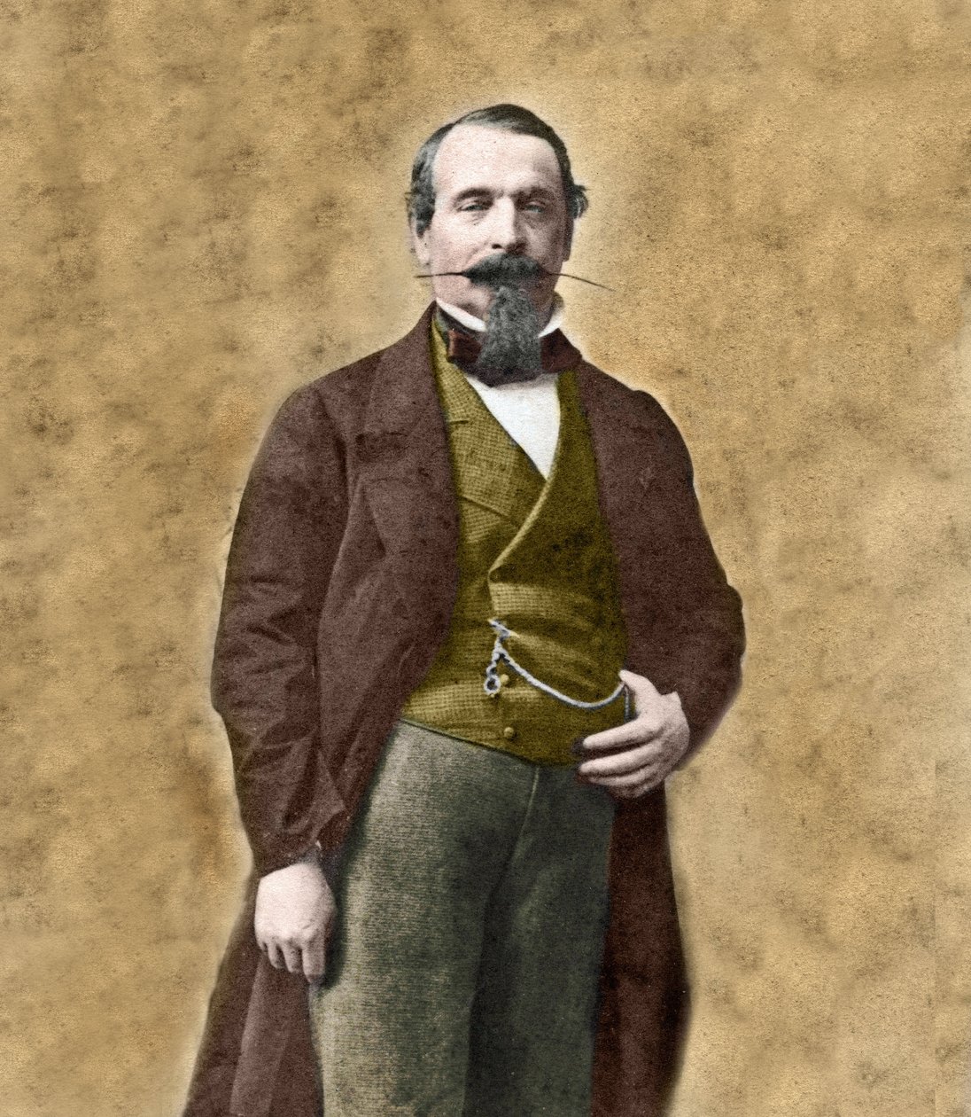 III. Napóleon portréja (Louis Napoleon Bonaparte alkotó: Andre Adolphe Eugene Disderi