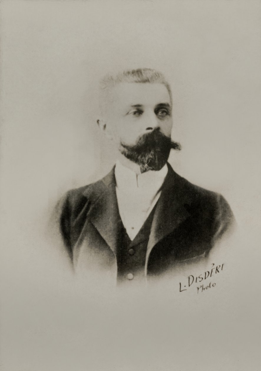 Andre Brouillet francia festő portréja ( 1857) alkotó: Andre Adolphe Eugene Disderi
