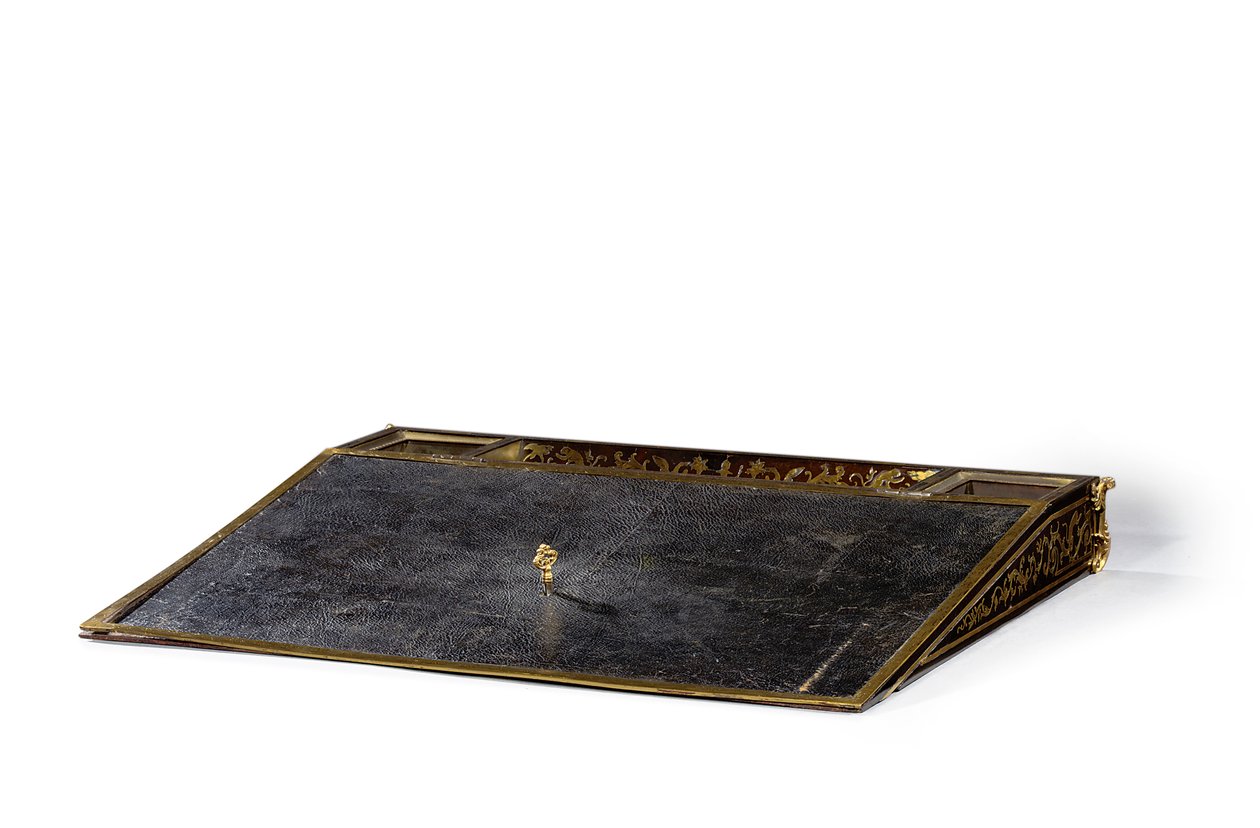 Regence ecritoire, 1715-20 körül (sárgaréz berakású teknősbékahéj és ébenfa) alkotó: Andre Charles (attr. to) Boulle