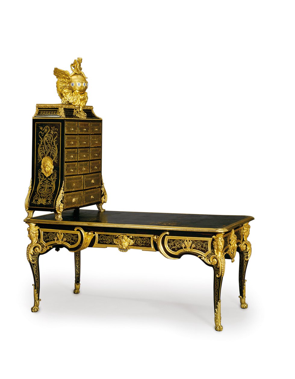 XV. Lajos irodalemez és kartongyártó, 1725-50 alkotó: Andre Charles Boulle
