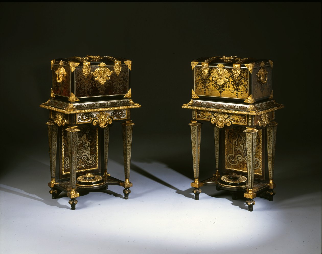 XIV. Lajos vécéláda pár alkotó: Andre Charles Boulle