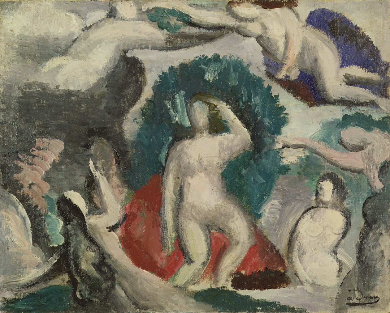 Fürdőzők alkotó: Andre Derain