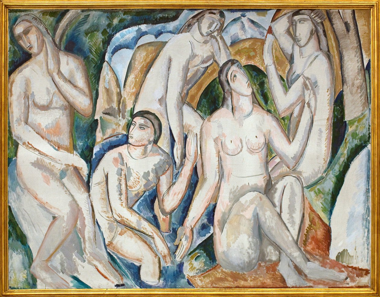 Fürdőzők alkotó: Andre Derain