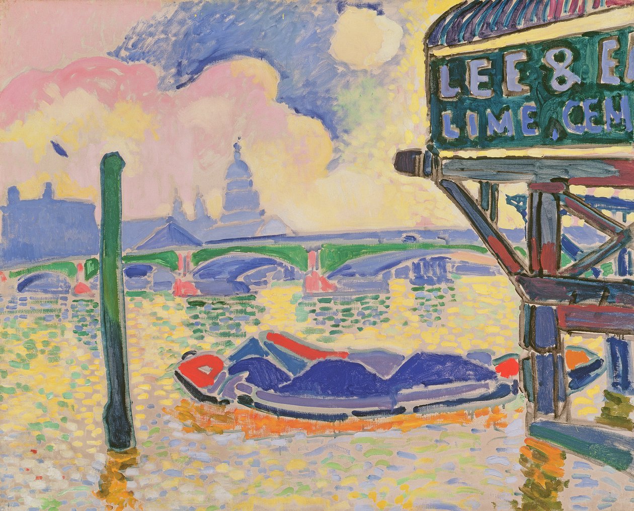 Blackfriars, 1906 körül (olaj, vászon) alkotó: Andre Derain