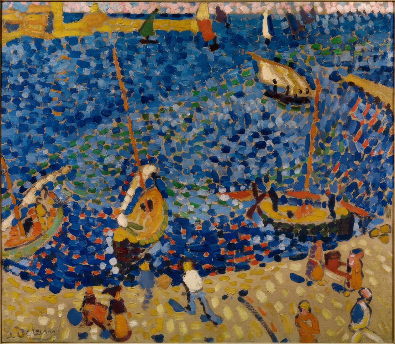 Csónakok Collioure-ban alkotó: Andre Derain