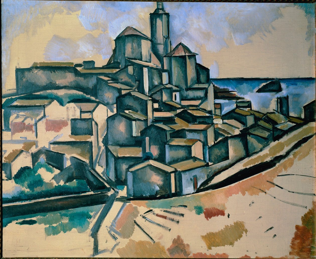 Cadaques Andre Derain (1880-1954) festménye 1910 Prága, Nemzeti Galéria, Cadaques 1910 alkotó: Andre Derain