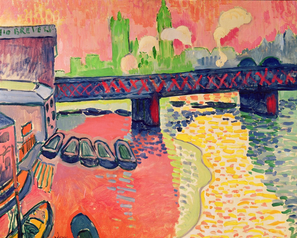 Charing Cross híd, London alkotó: Andre Derain