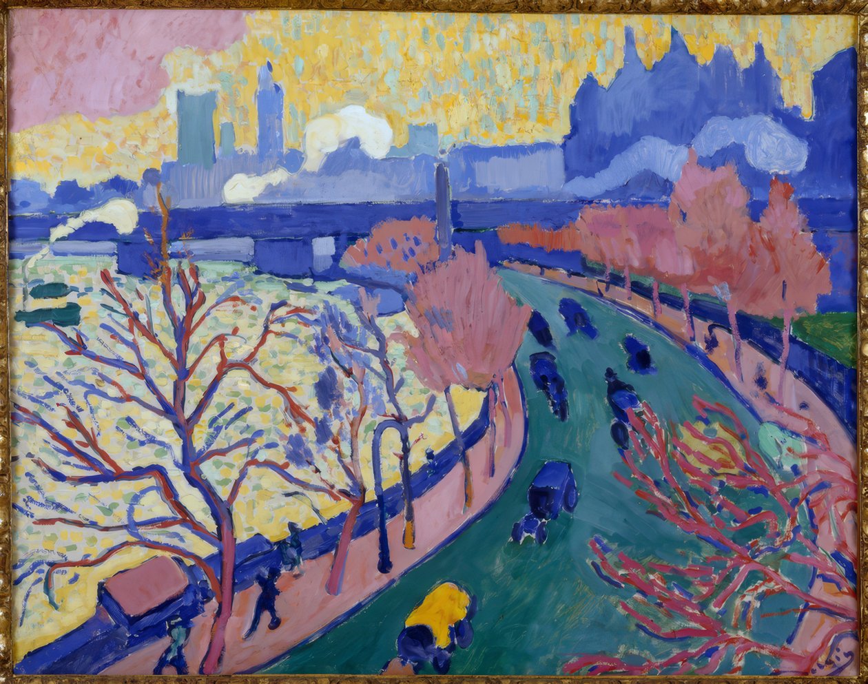 Charing Cross híd Londonban alkotó: Andre Derain