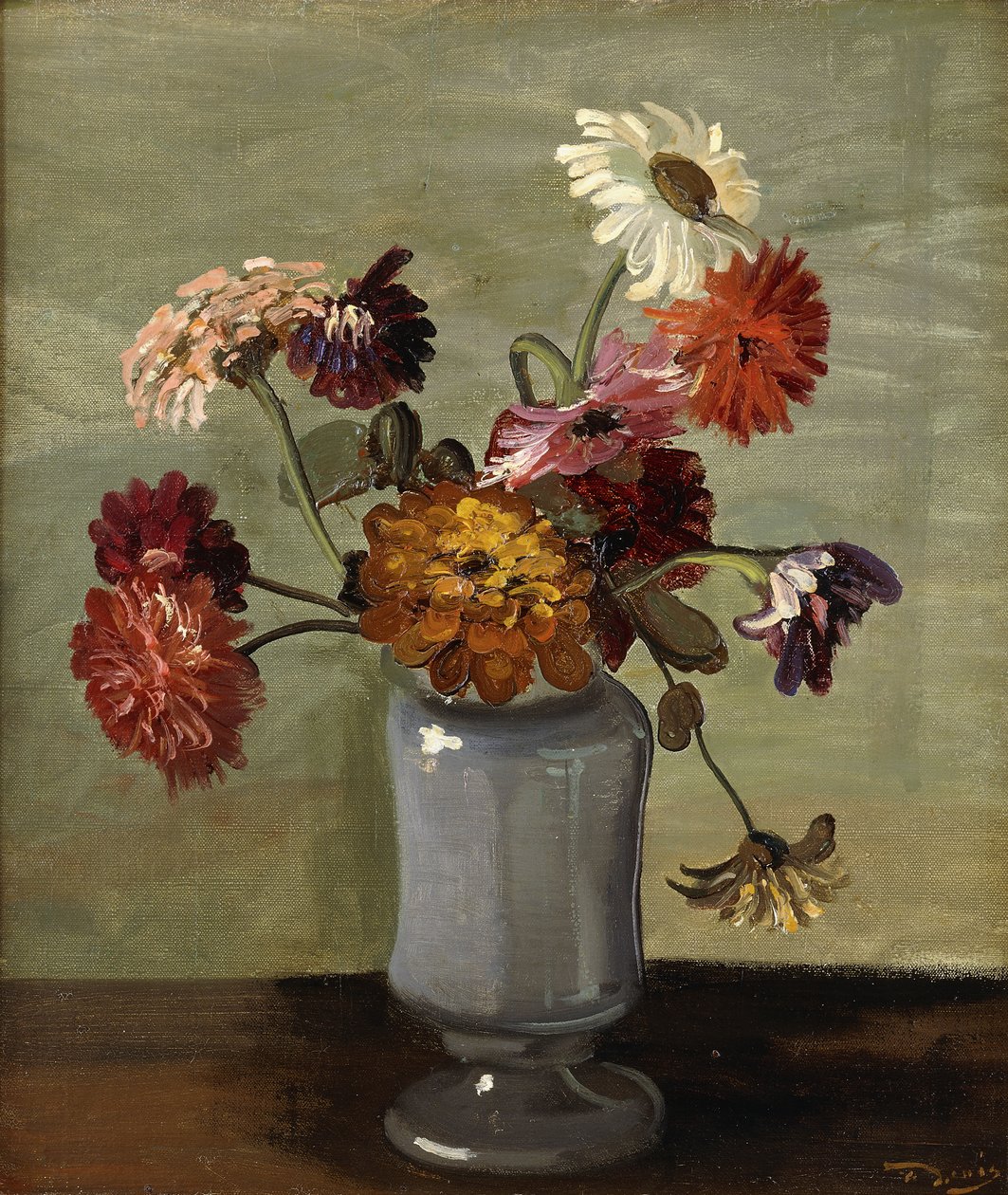 Virágok vázában (olaj, vászon) alkotó: Andre Derain