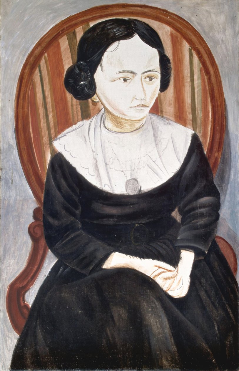 Fekete ruhás lány, 1913 körül (olaj, vászon) alkotó: Andre Derain